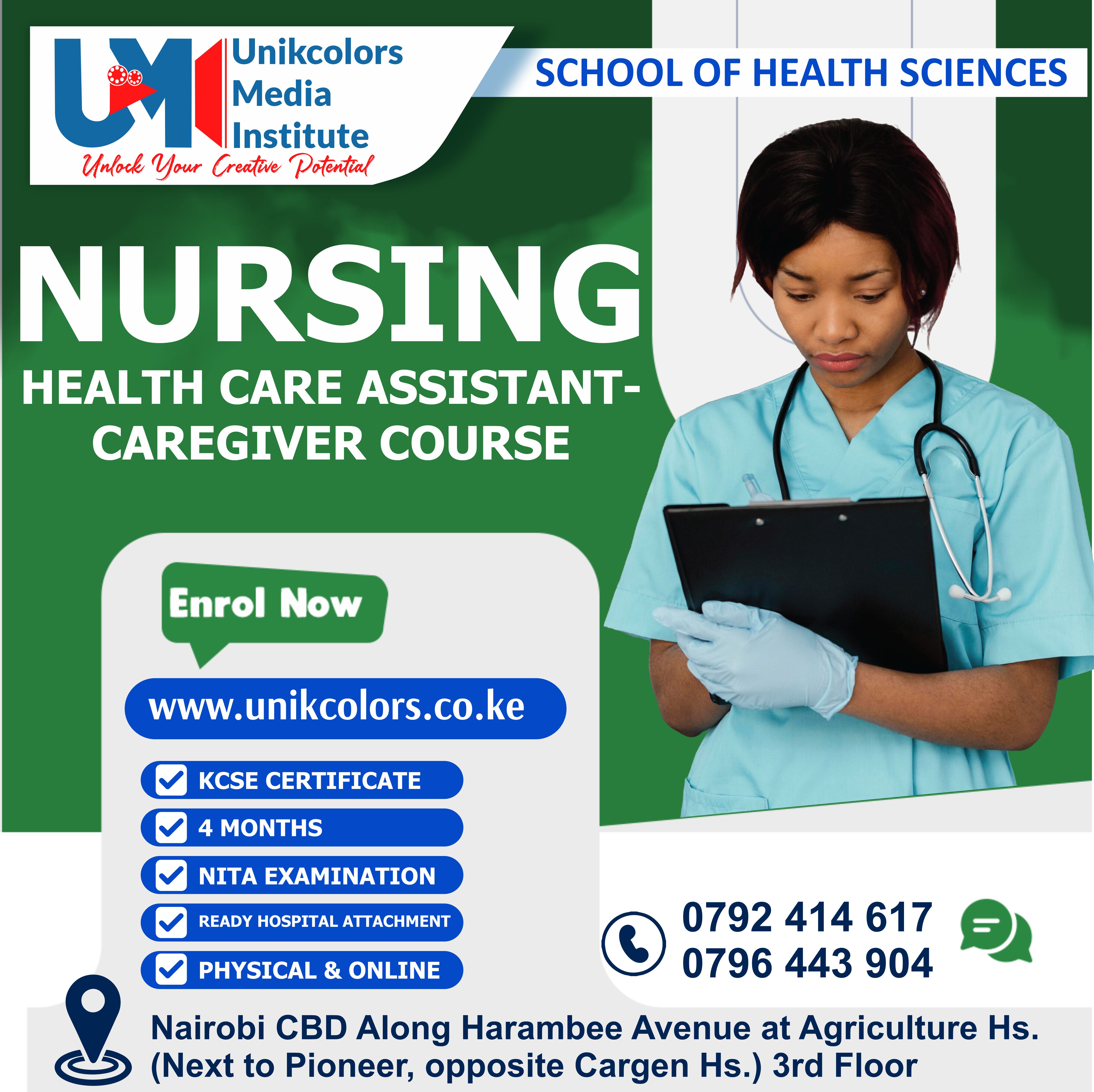 CERTIFIED NURSING ASSISTANT - CARE GIVER COURSE